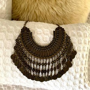 Free People Brass Necklace - Adjustable